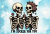 Sucker For You Skeleton Clipart Bundle 2