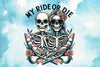My Ride Or Die Skeleton Clipart Bundle
