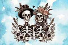 Happy Skeleton Clipart Bundle - CraftNest - Digital Crafting and Art