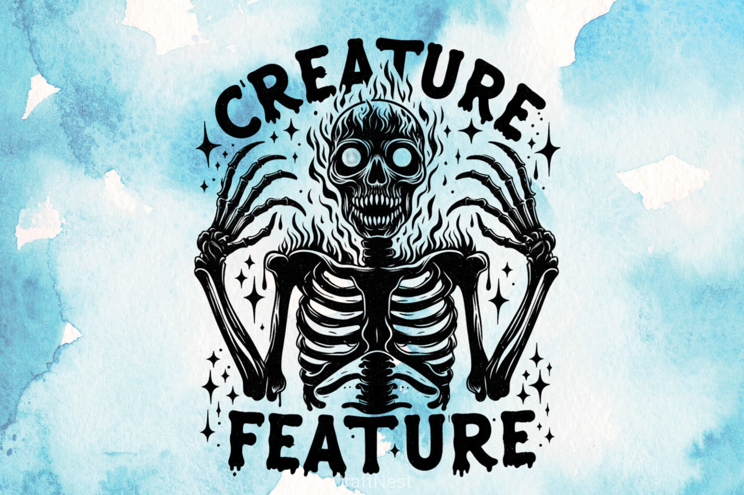 Creature Feature Clipart Bundle - CraftNest - Digital Crafting and Art