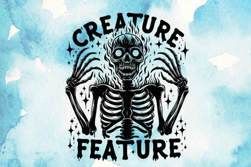 Creature Feature Clipart Bundle - CraftNest - Digital Crafting and Art