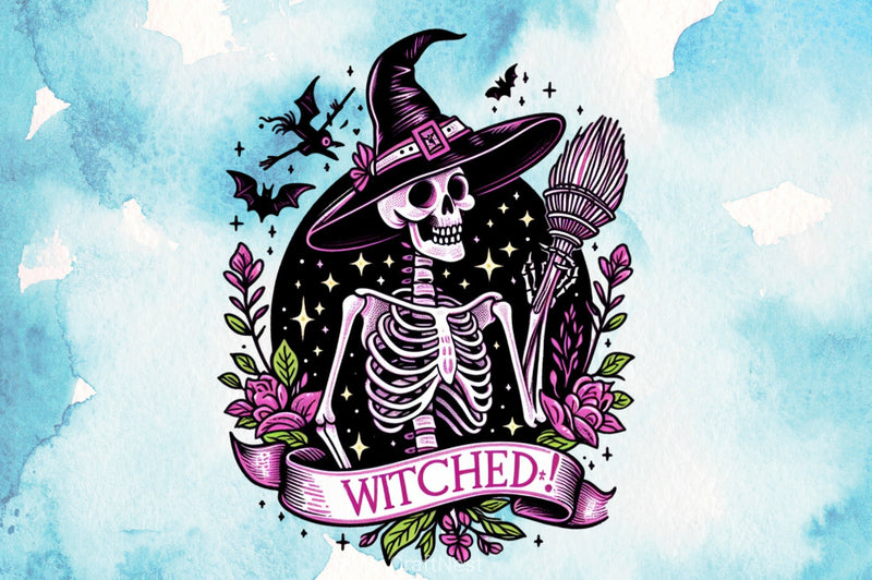 Witched Skeleton Clipart Bundle - CraftNest - Digital Crafting and Art