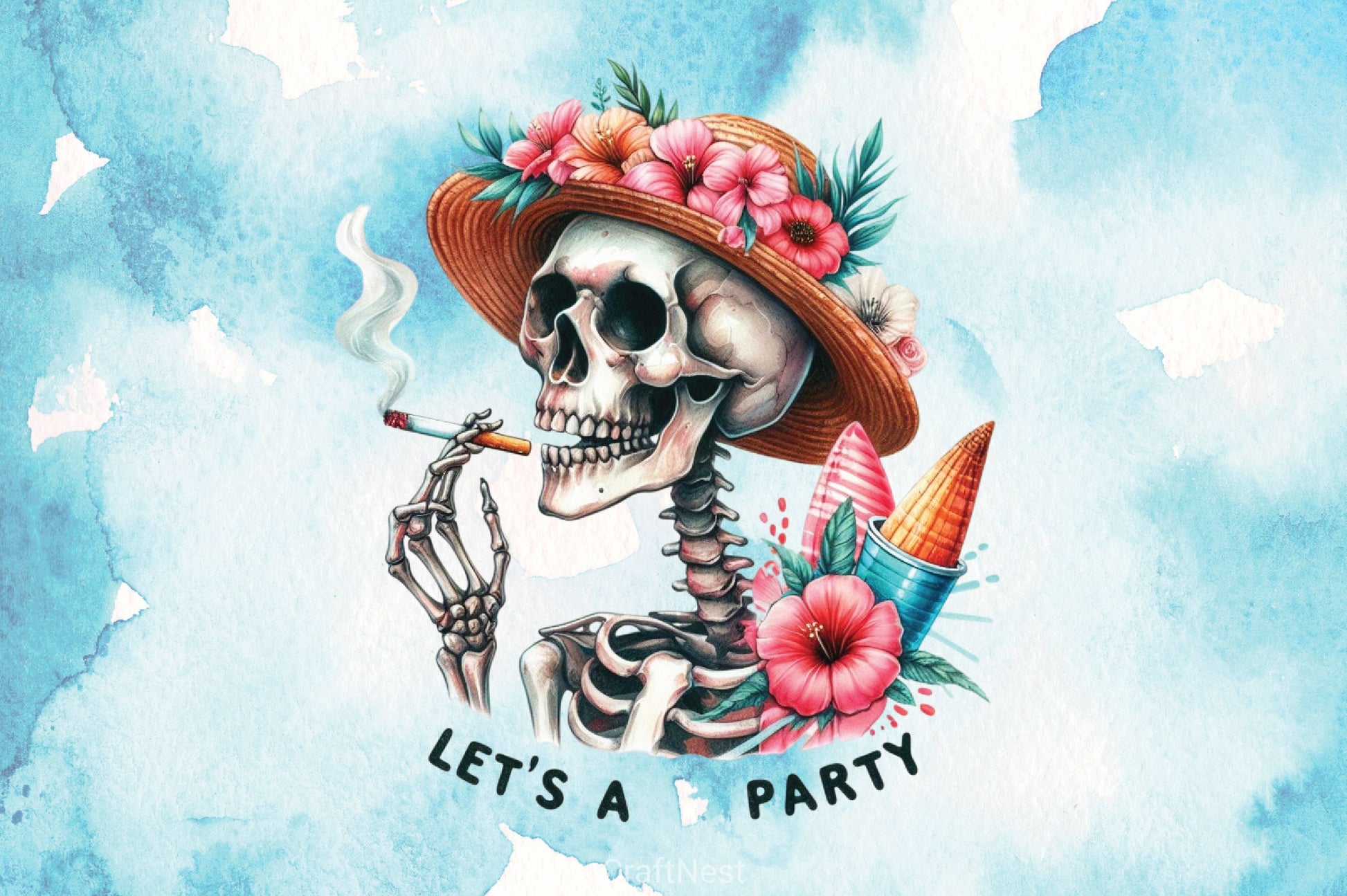Party Skeleton Clipart Bundle - CraftNest - Digital Crafting and Art