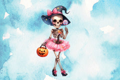 Halloween Skeleton Quotes Clipart Bundle - CraftNest - Digital Crafting and Art