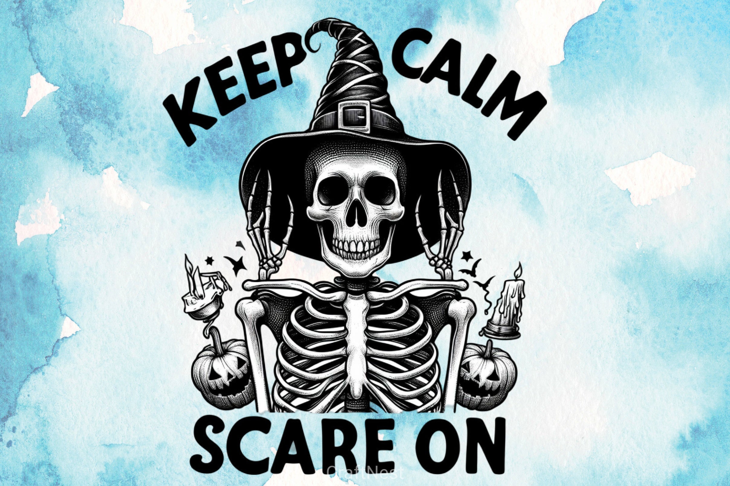 Keep Calm Scare On Clipart Bundle - CraftNest - Digital Crafting and Art