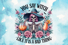 Witch Skeleton Clipart Bundle 2 - CraftNest - Digital Crafting and Art