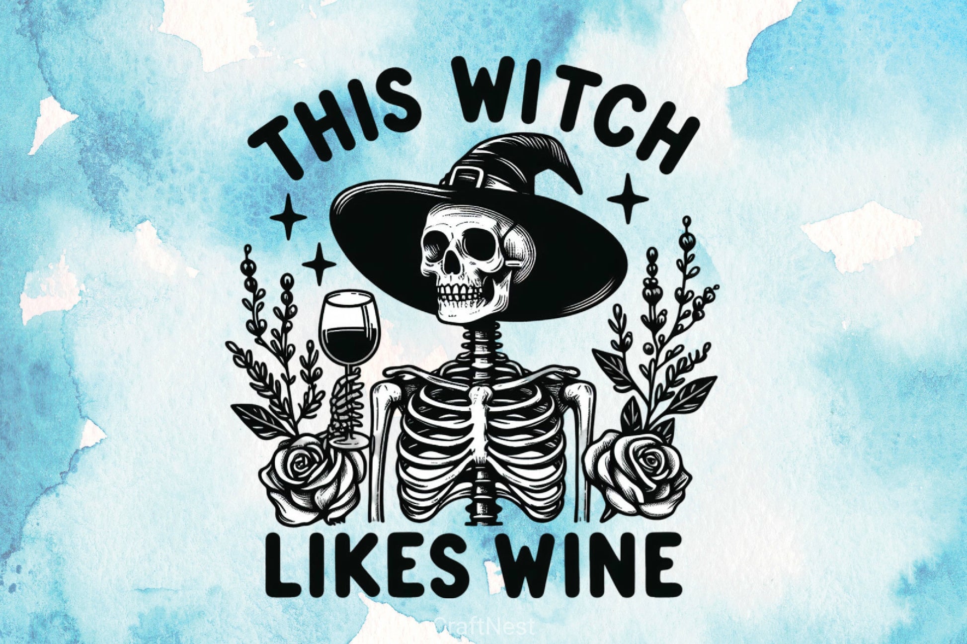 Witch & Skeleton Clipart Bundle 1 - CraftNest - Digital Crafting and Art