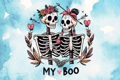 My Boo Skeleton Clipart Bundle 4 - CraftNest - Digital Crafting and Art