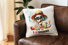 I Love Smoker Skeleton Clipart Bundle - CraftNest - Digital Crafting and Art