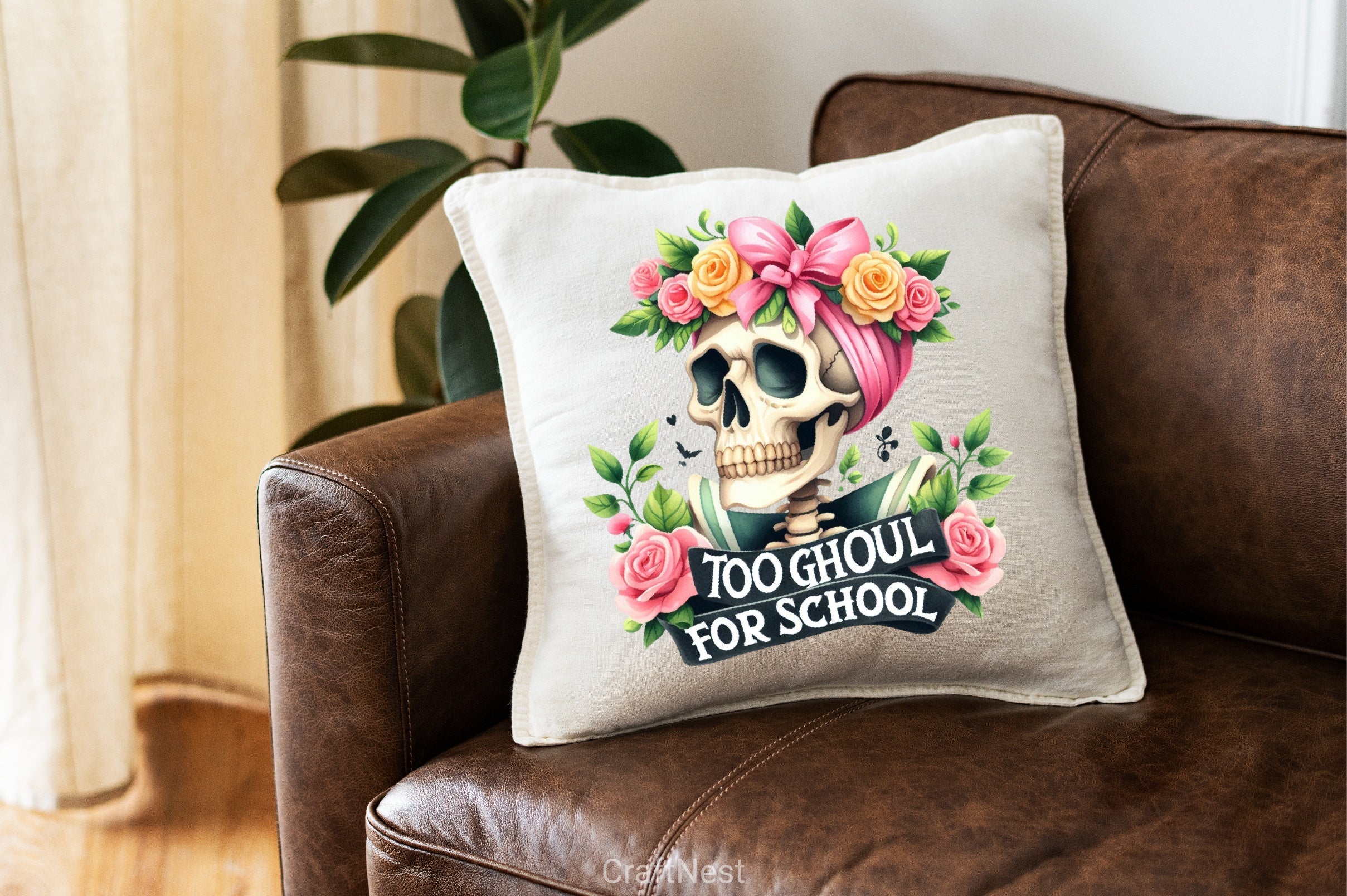 Too Ghoul For School Skeleton Clipart Bundle - CraftNest - Digital Crafting and Art