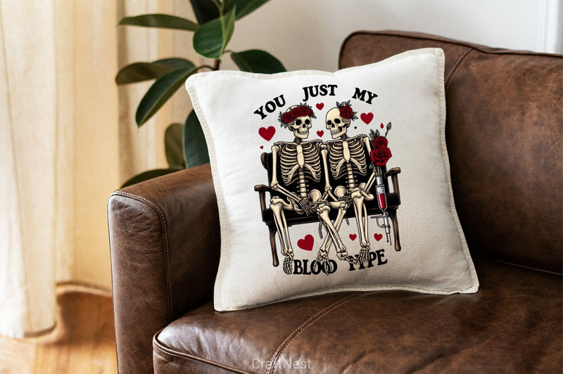 Blood Type Skeleton Clipart Bundle - CraftNest - Digital Crafting and Art