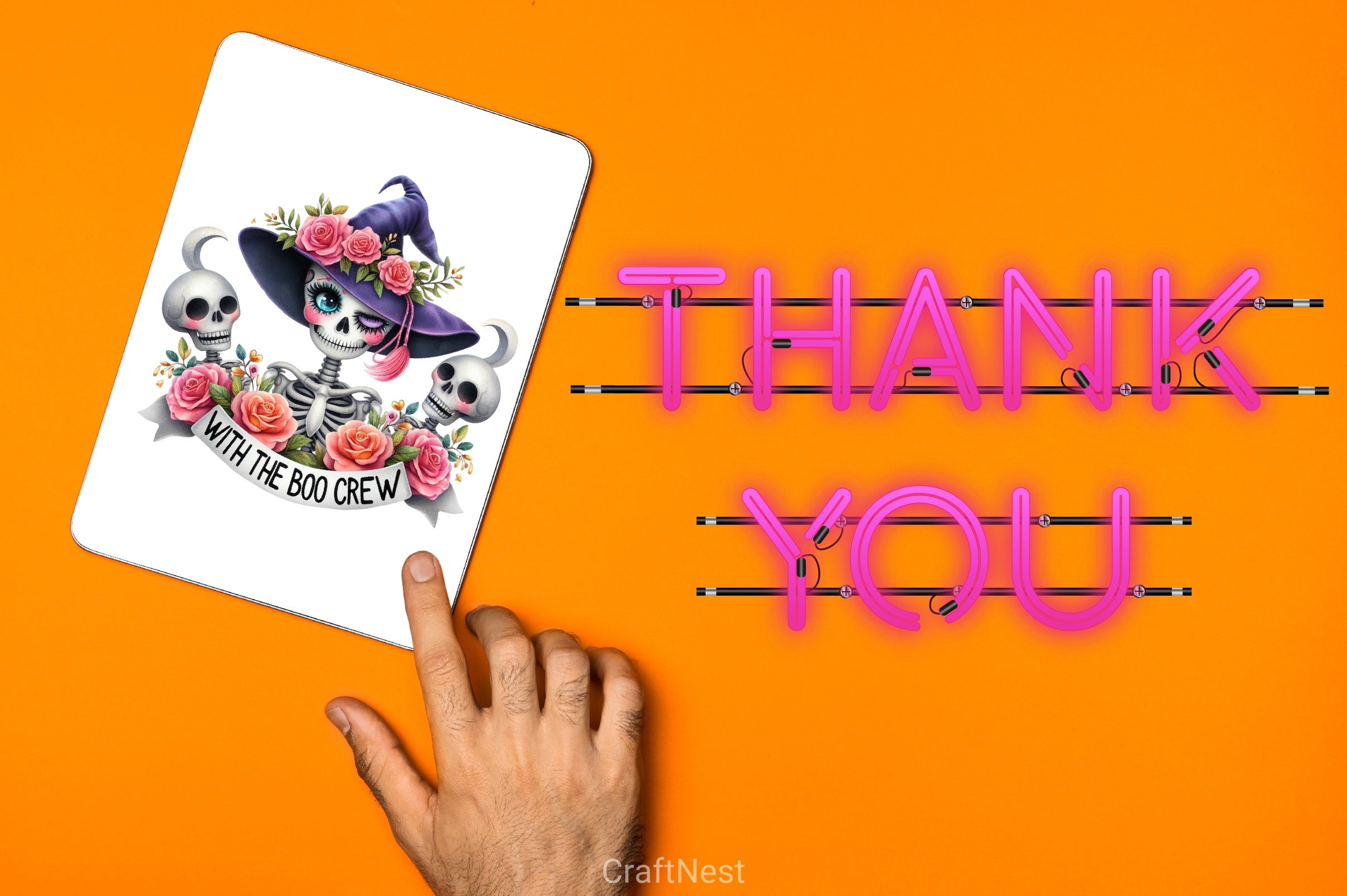 Boo Crew Skeleton Clipart Bundle - CraftNest - Digital Crafting and Art