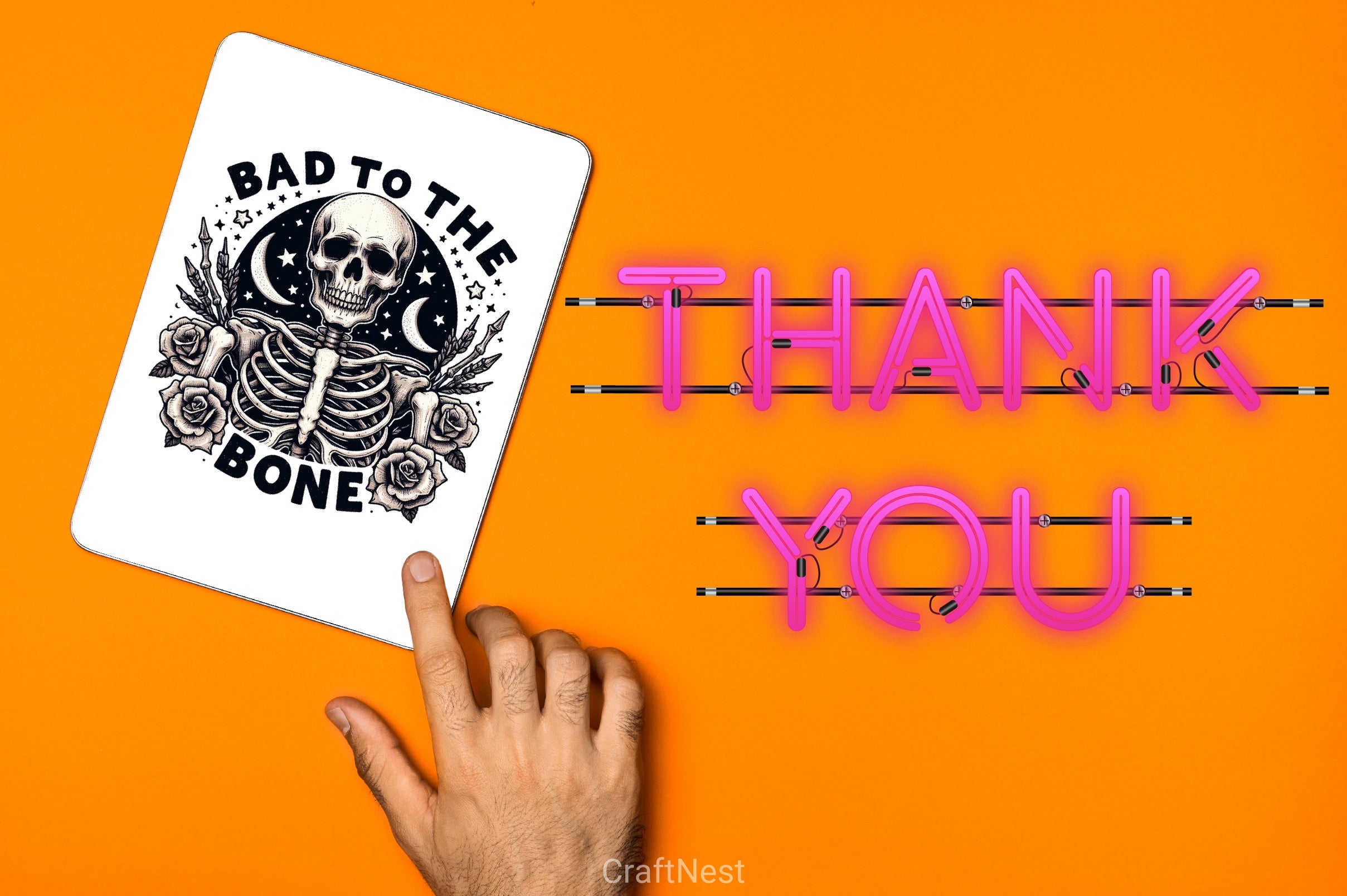 Bad To The Bone Clipart Bundle 1 - CraftNest - Digital Crafting and Art