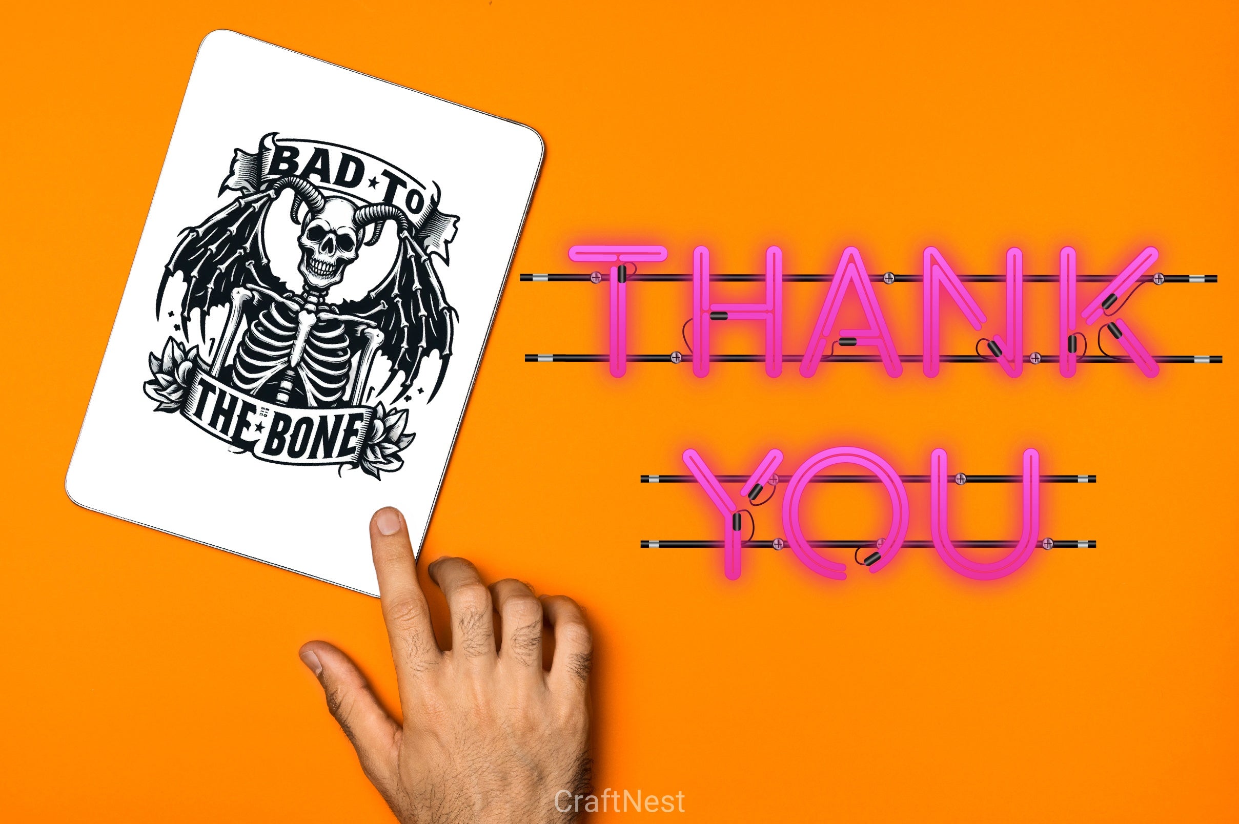 Bad To The Bone Clipart Bundle - CraftNest - Digital Crafting and Art