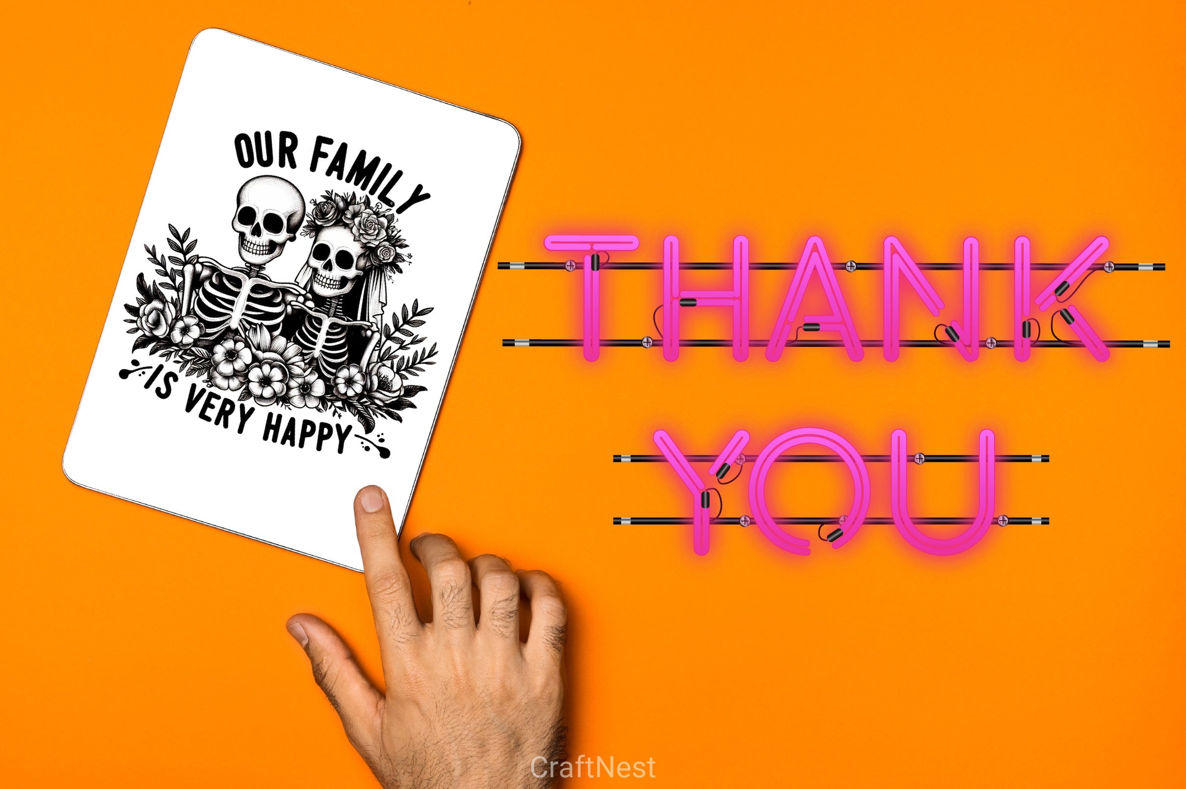 Happy Skeleton Family Clipart Bundle - CraftNest - Digital Crafting and Art