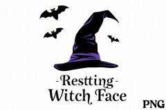 Resting Witch Face Halloween Clipart Bundle - CraftNest - Digital Crafting and Art