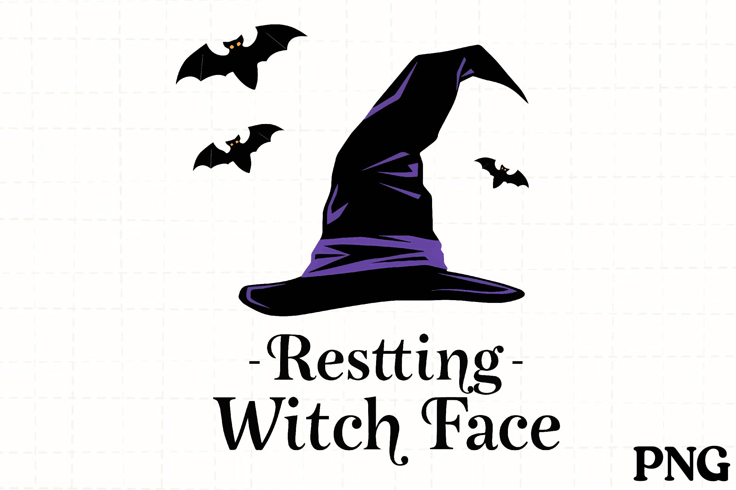 Resting Witch Face Halloween Clipart Bundle - CraftNest - Digital Crafting and Art