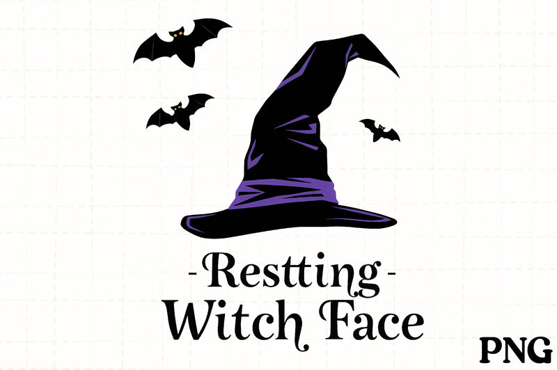 Resting Witch Face Halloween Clipart Bundle - CraftNest - Digital Crafting and Art