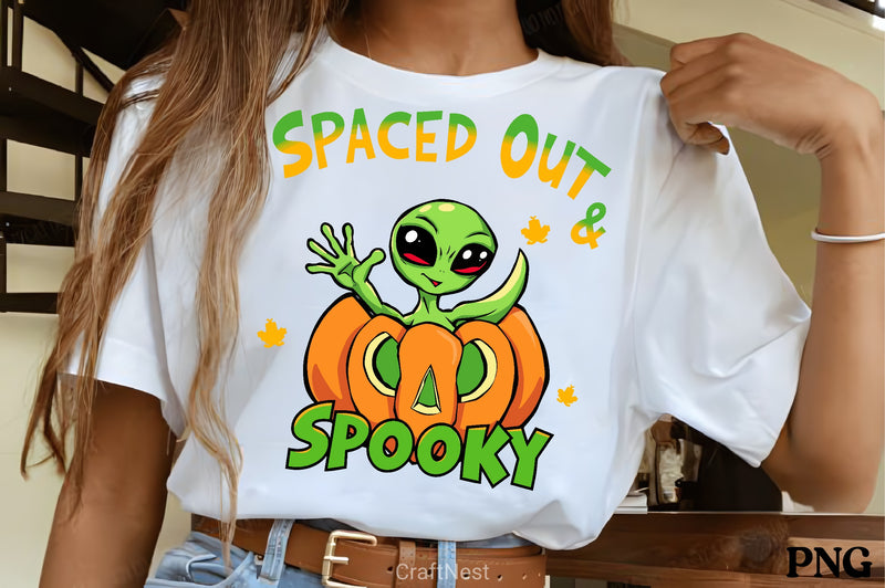 Spooky Alien Pumpkin Halloween Clipart Bundle - CraftNest - Digital Crafting and Art