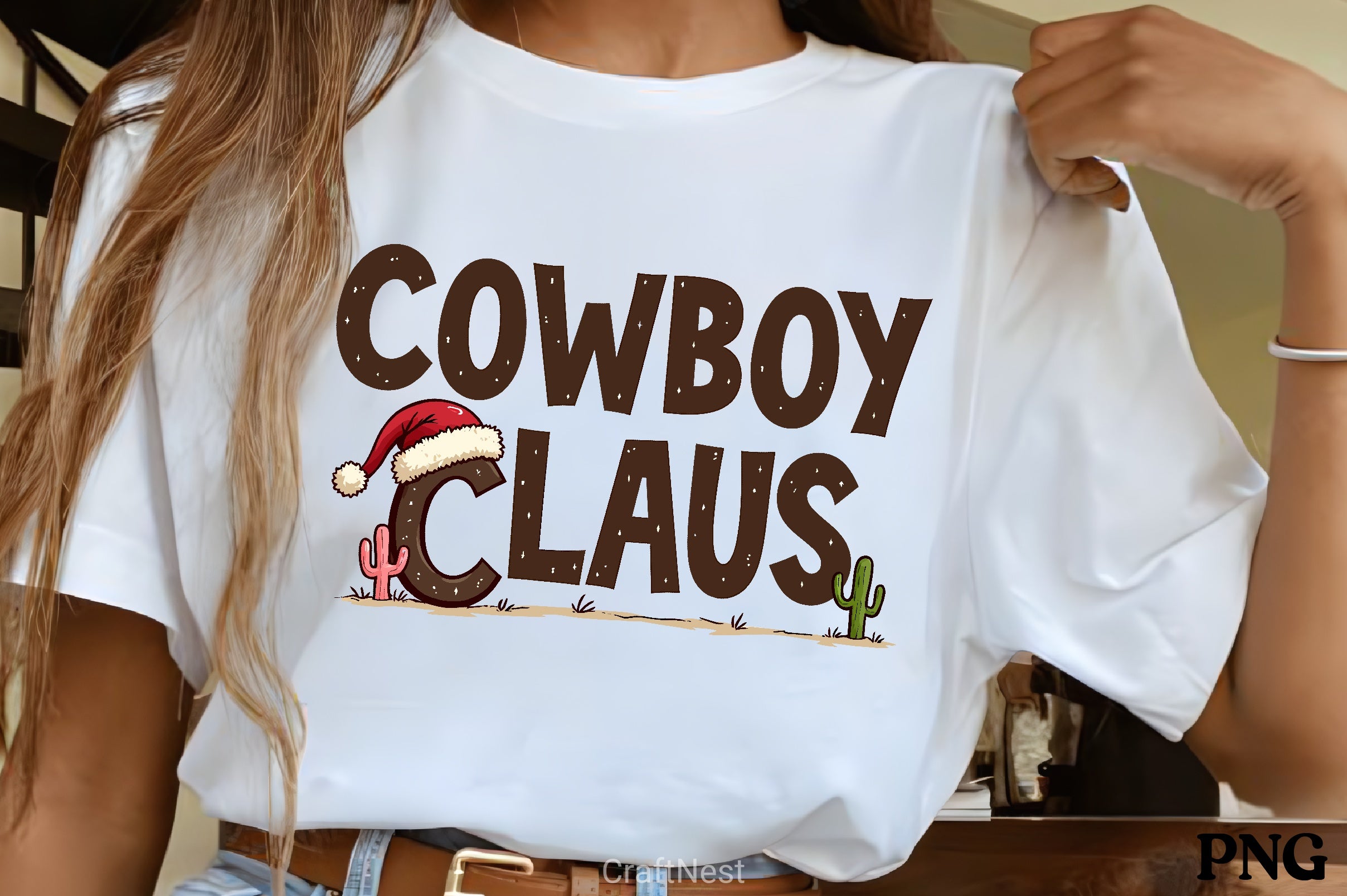 Cowboy Claus Christmas Clipart Bundle - CraftNest - Digital Crafting and Art