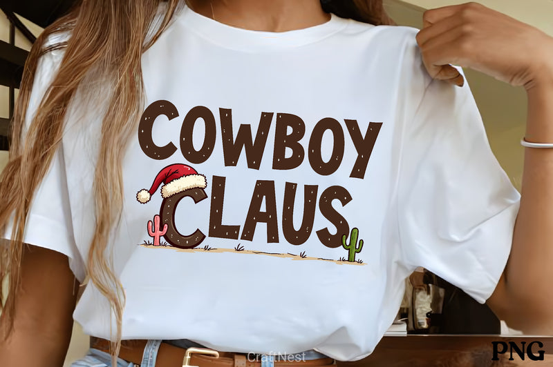 Cowboy Claus Christmas Clipart Bundle - CraftNest - Digital Crafting and Art
