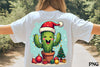 Festive Cactus Christmas Clipart Bundle
