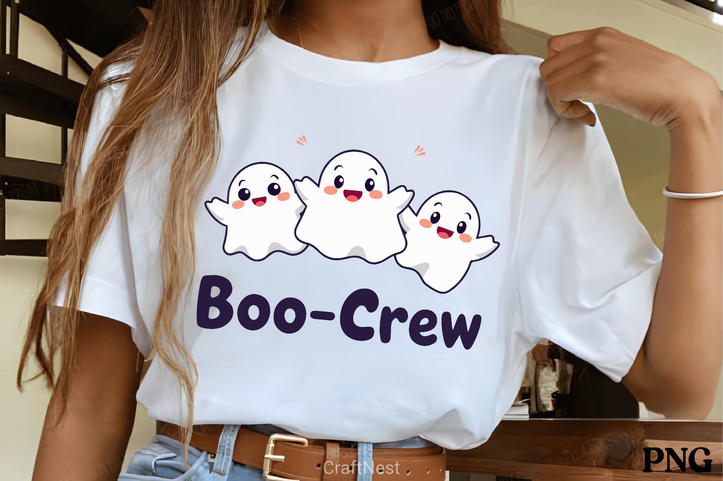 Cute Ghost Boo Crew Clipart Bundle - CraftNest - Digital Crafting and Art