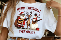 Santa Rock Band Christmas Shirt Clipart Bundle - CraftNest - Digital Crafting and Art