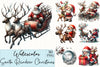 Santa & Reindeer Clipart Bundle