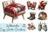 Cozy Winter Christmas Clipart Bundle