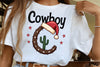 Cowboy Christmas Cactus Clipart Bundle