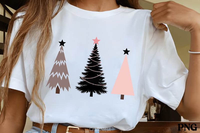 Minimalist Christmas Trees Clipart Bundle - CraftNest - Digital Crafting and Art