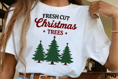 Fresh Cut Christmas Trees Clipart Bundle - CraftNest - Digital Crafting and Art