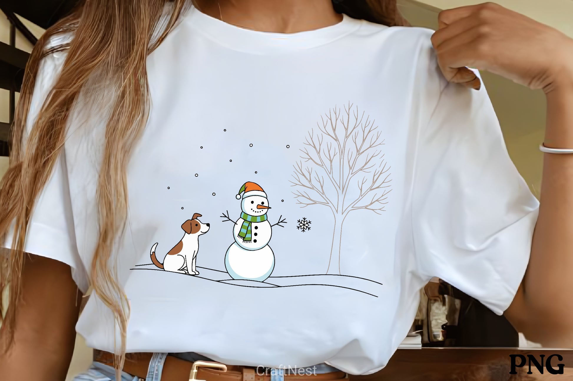 Dog Snowman Winter Clipart Bundle - CraftNest - Digital Crafting and Art