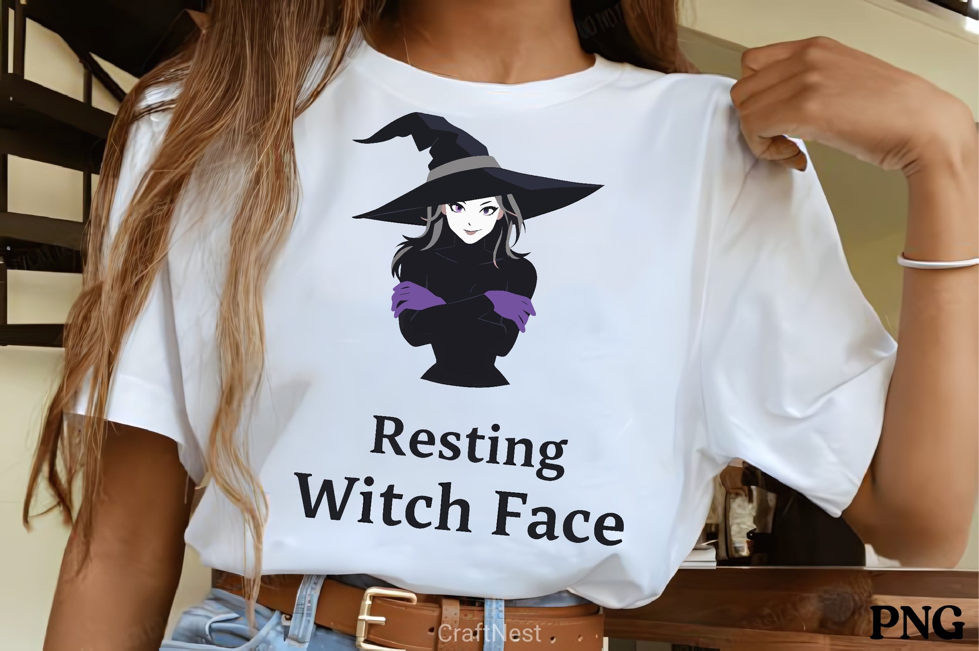 Resting Witch Face Anime Girl Clipart Bundle - CraftNest - Digital Crafting and Art