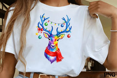 Reindeer Lights Clipart Bundle - CraftNest - Digital Crafting and Art