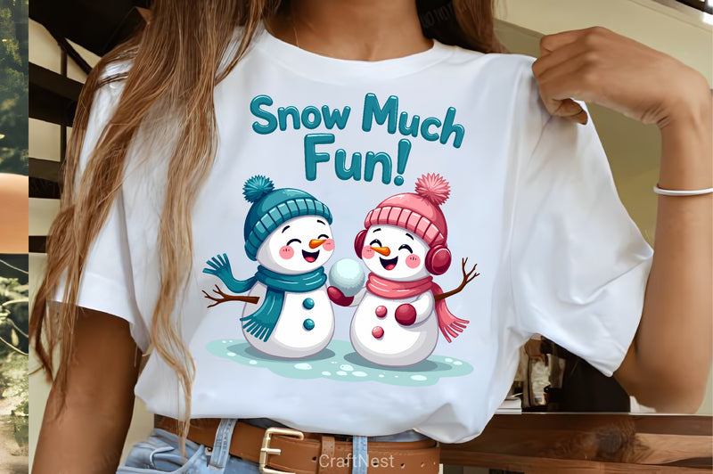 Happy Snowmen Snowball Clipart Bundle - CraftNest - Digital Crafting and Art