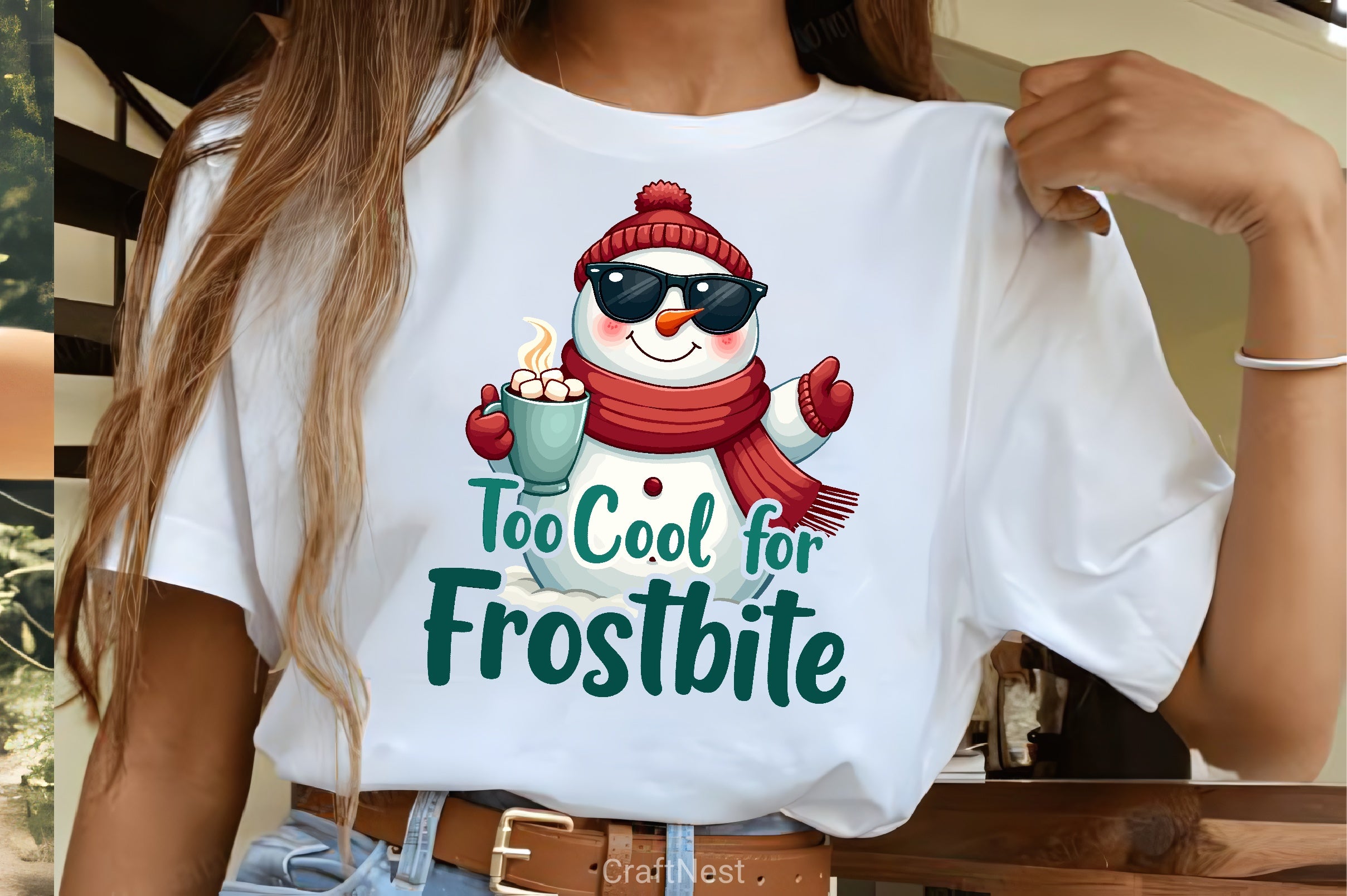 Cool Snowman Hot Chocolate Clipart Bundle - CraftNest - Digital Crafting and Art