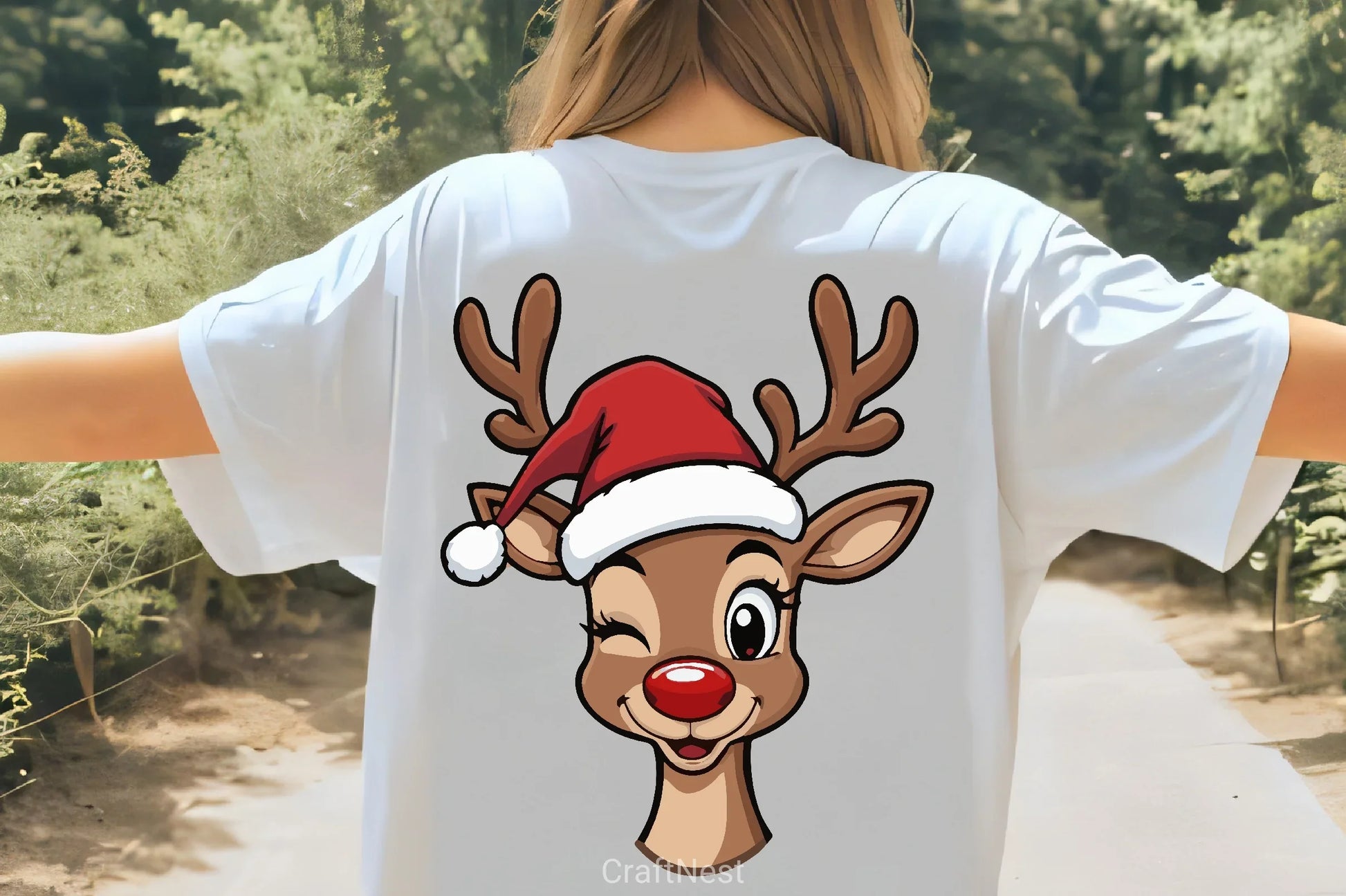 Rudolph Reindeer Christmas Clipart Bundle - CraftNest - Digital Crafting and Art