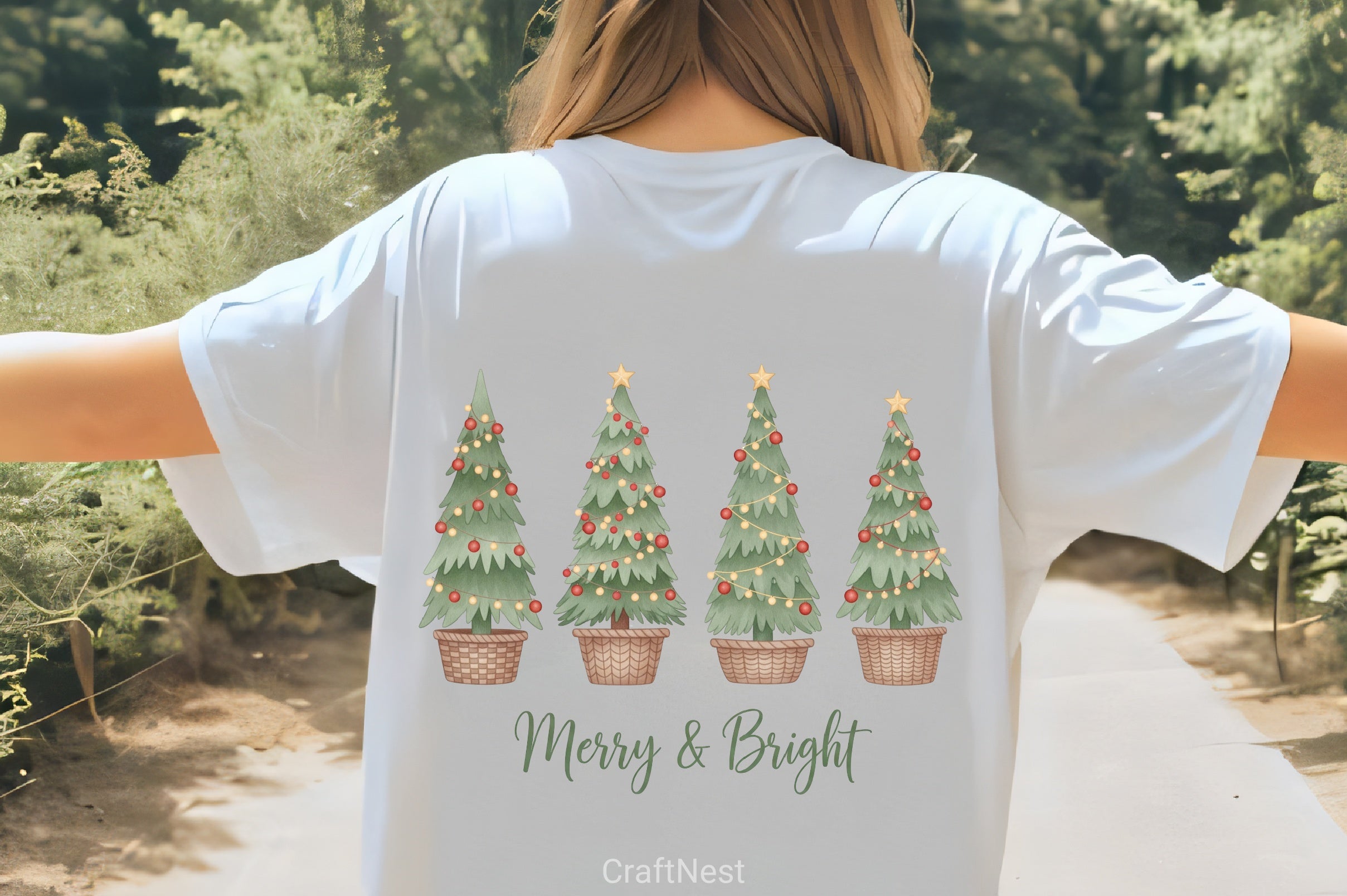 Christmas Tree Quartet Clipart Bundle - CraftNest - Digital Crafting and Art