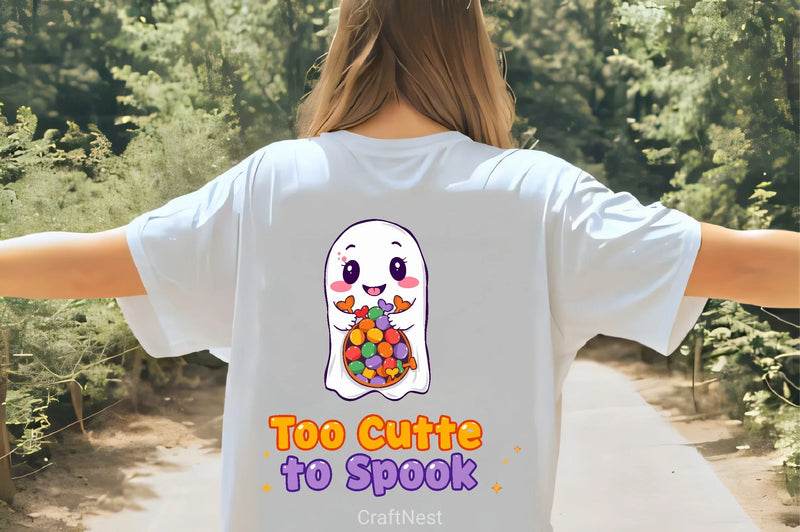 Cute Ghost Halloween Clipart Bundle 2 - CraftNest - Digital Crafting and Art