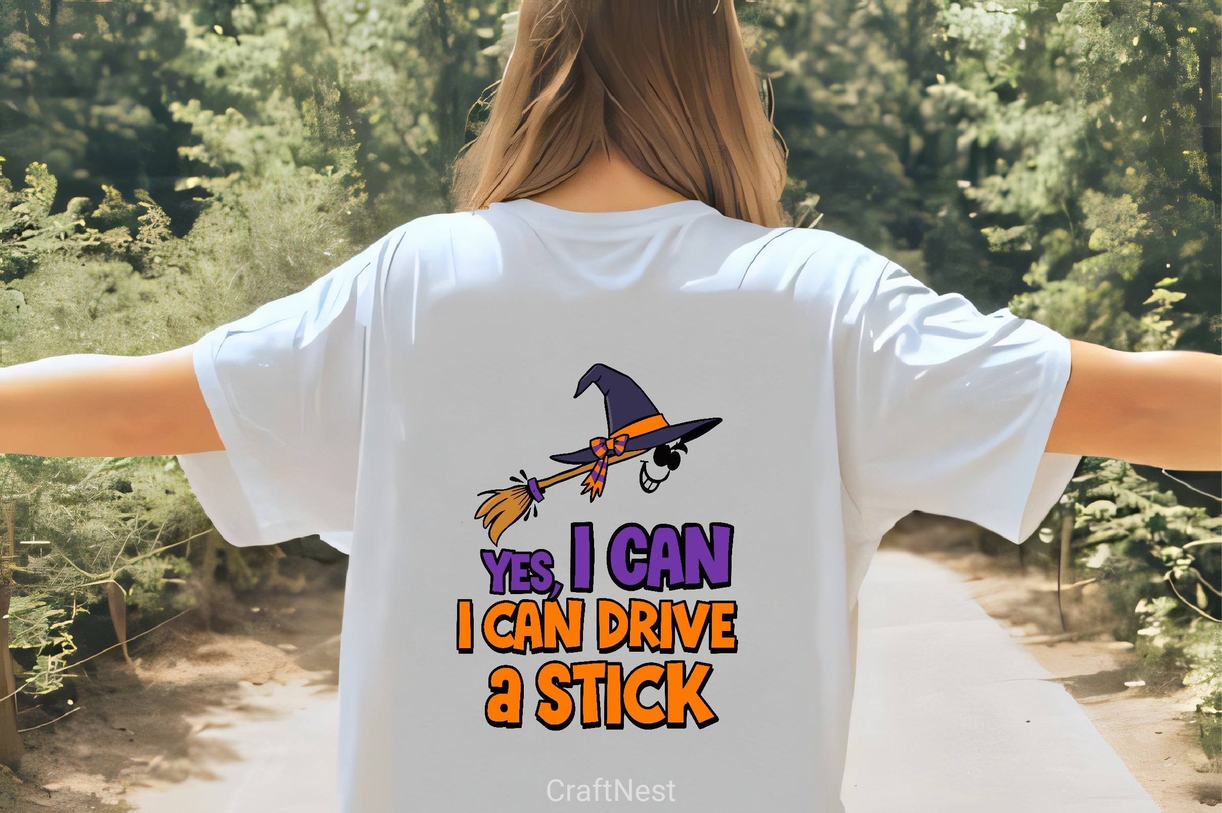 Witch Stick Shift Halloween Clipart Bundle - CraftNest - Digital Crafting and Art