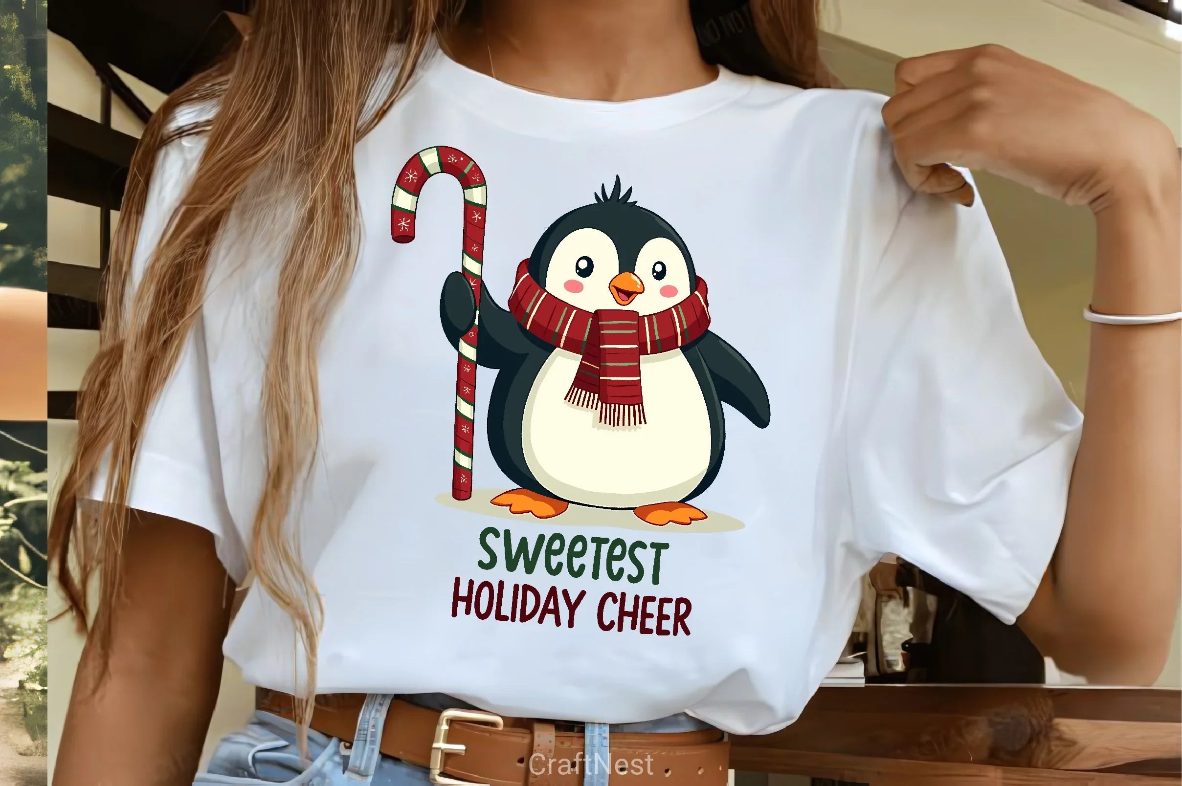 Cute Christmas Penguin Clipart Bundle - CraftNest - Digital Crafting and Art