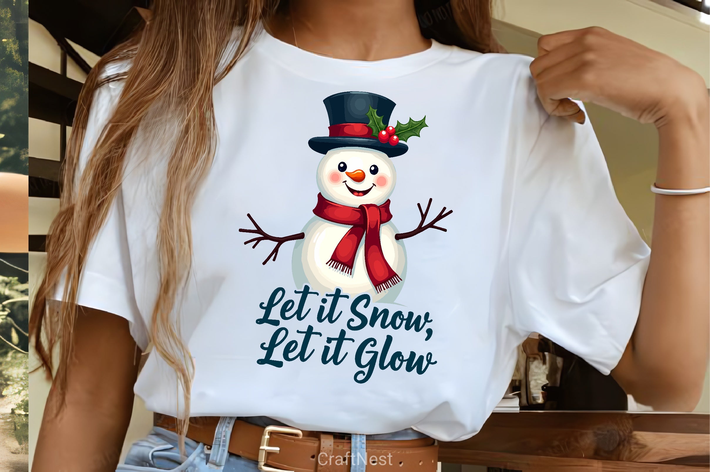 Cheerful Snowman Clipart Bundle - CraftNest - Digital Crafting and Art