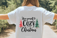 Cozy Christmas Tree Quote Clipart Bundle - CraftNest - Digital Crafting and Art