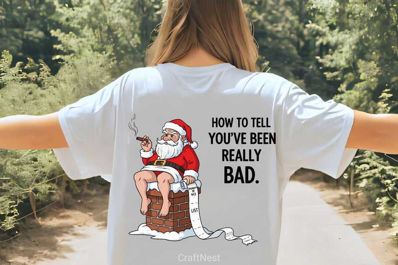 Santa's Naughty List Humor Clipart Bundle - CraftNest - Digital Crafting and Art