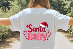 Santa Baby Candy Cane Clipart Bundle - CraftNest - Digital Crafting and Art