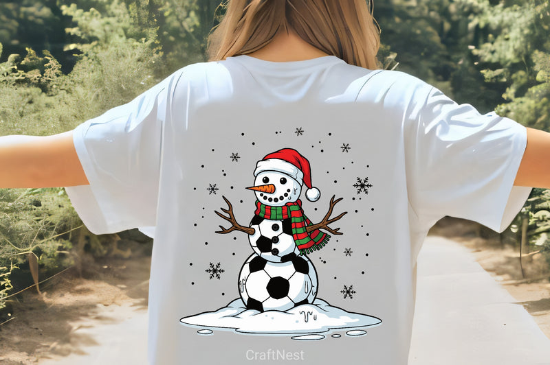 Soccer Snowman Clipart Bundle - CraftNest - Digital Crafting and Art