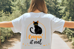 Creepy Black Cat Halloween Clipart Bundle - CraftNest - Digital Crafting and Art