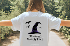 Resting Witch Face Halloween Clipart Bundle - CraftNest - Digital Crafting and Art